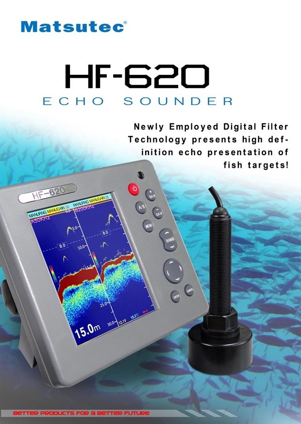 Fish Finder - 마츠텍 6인치 HF-620 마린 컬러 에코
