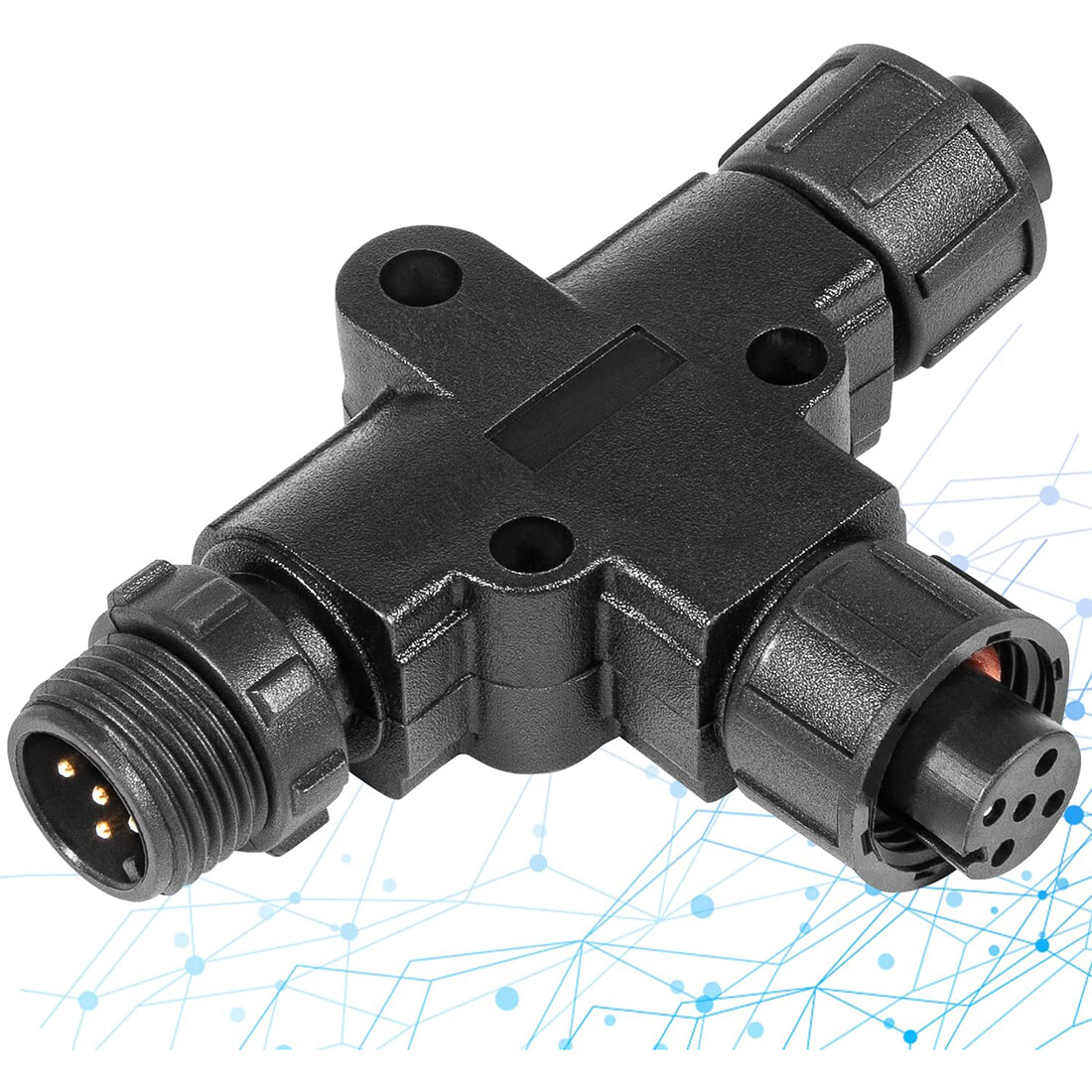 Fish Finder Cable - NMEA 2000 마이크로-C T-커넥터 5핀 N2K