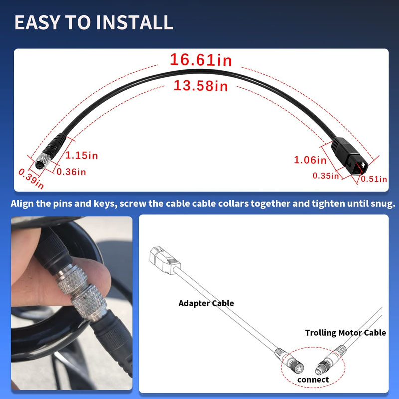 범용 수중 음파 탐지기 어댑터 케이블, 허밍버드 어군탐 - Fish Finder Cable 리뷰 및 가격