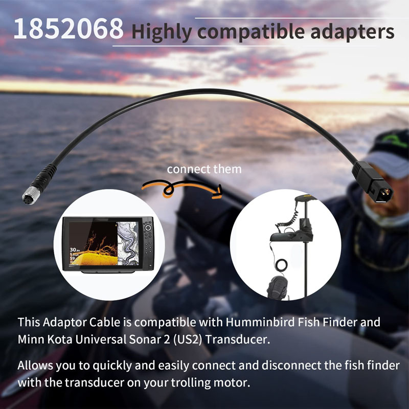 범용 수중 음파 탐지기 어댑터 케이블, 허밍버드 어군탐 - Fish Finder Cable 리뷰 및 가격