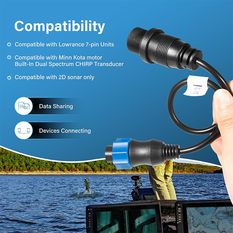 MKR-DSC-10 1852077 로렌스 7핀 어군탐지 - Fish Finder Cable 리뷰 및 가격